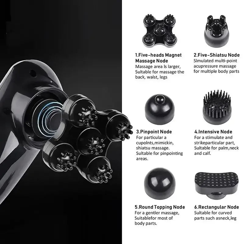 Deep Muscle Relax Rechargeable Hand Held Massager - Image 5