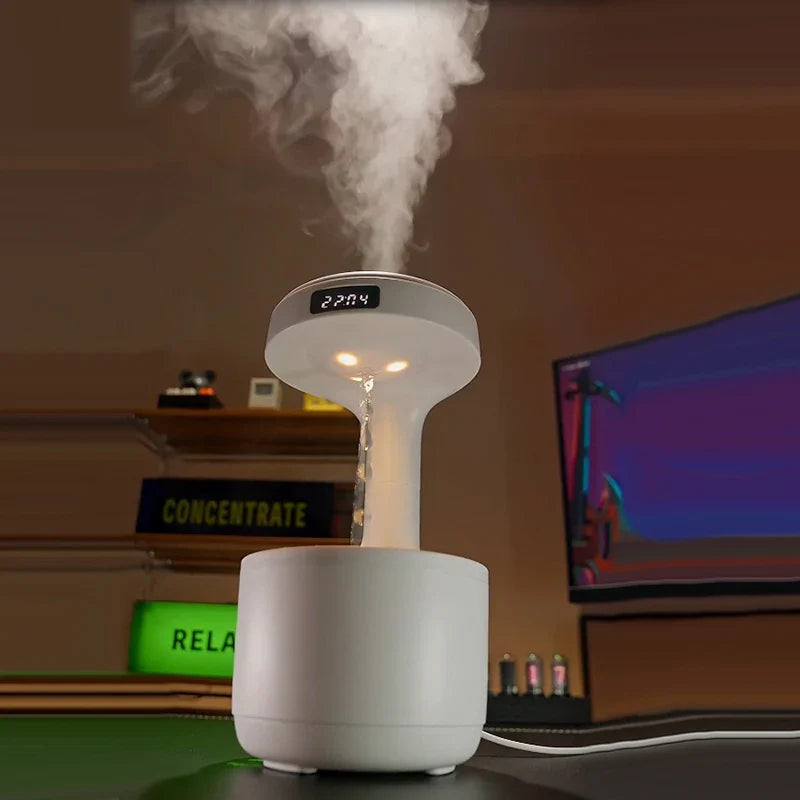 Anti-Gravity Water Droplet Air Humidifier Night Lamp - Image 5