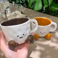 Happy Cute Face Ceramic Mug - Image 4
