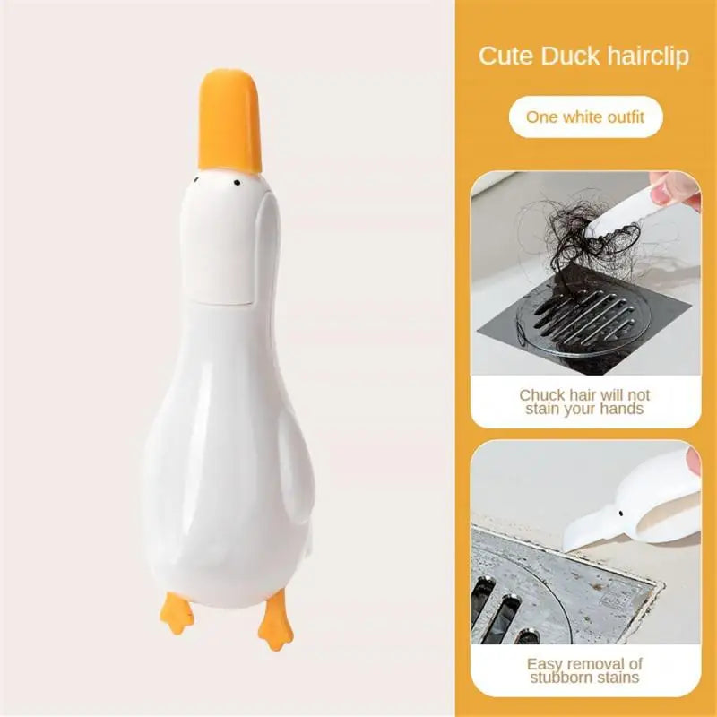 Cute Duck Wall-Mounted Hair Pickup Clip