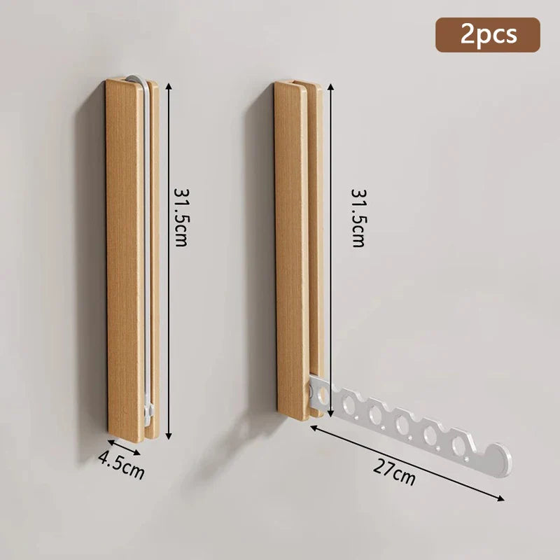Scandinavian Style Foldable Hanging Clothes Rack - Image 4