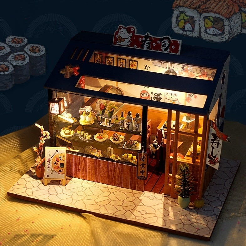 Miniature DIY Japanese Building Toys Kit - Image 0