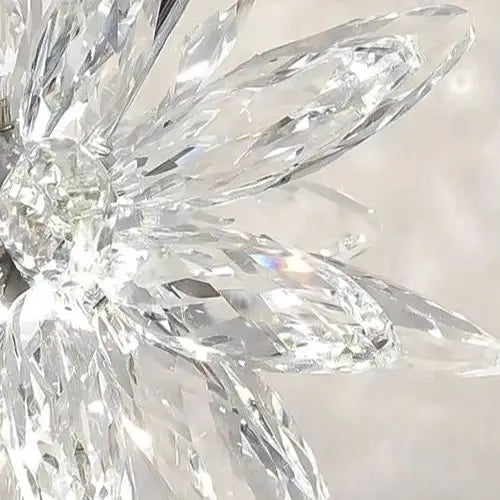 Prism Petal Crystal Ceiling Pendant Chandelier Light