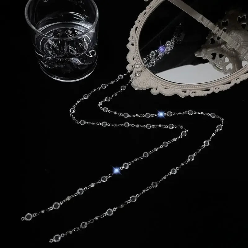 Rhinestone Tassel Glamorous Hair Chain - Image 6
