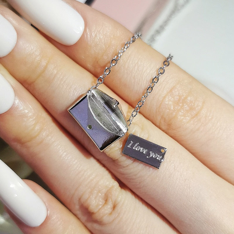 Envelop Love Letter Necklace - Image 2