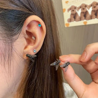 Realistic Fly Abstract Earrings - Image 1