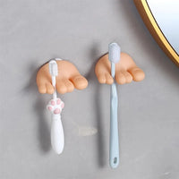 Toe-Grip Wall Toothbrush Holder - Image 2