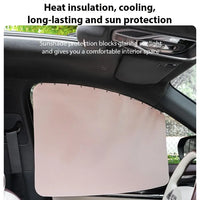 Magnetic Slide Retractable Rail Car Window Curtains - Image 1