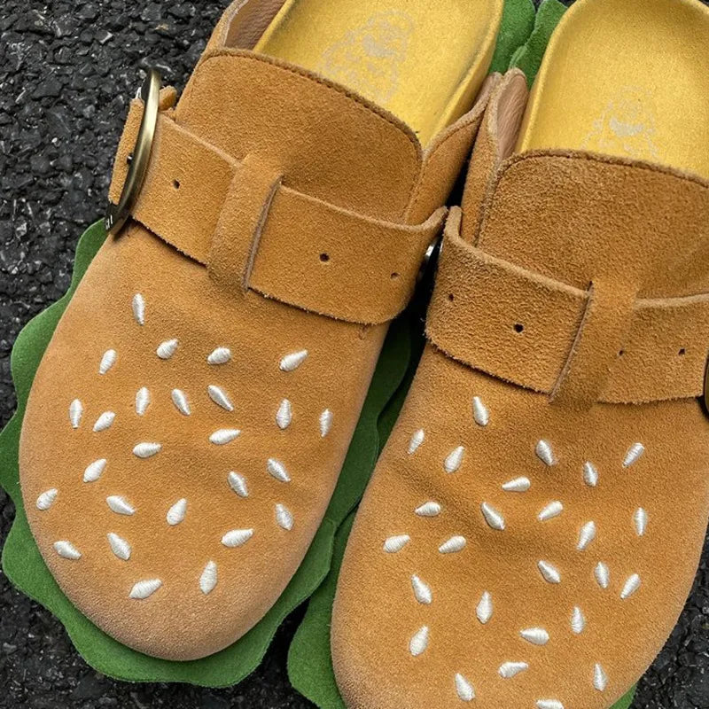 Hamburger Style Casual Beach Slippers