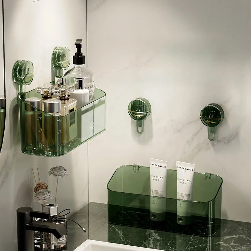 Bathroom Organizer Multifunctional Wall Storage Rack - Image 0
