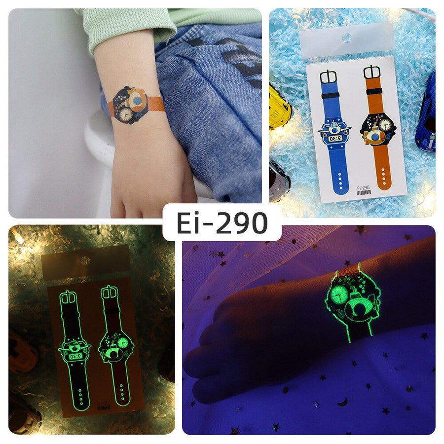 Luminous Temporary Tattoo Watch Sticker - Image 12