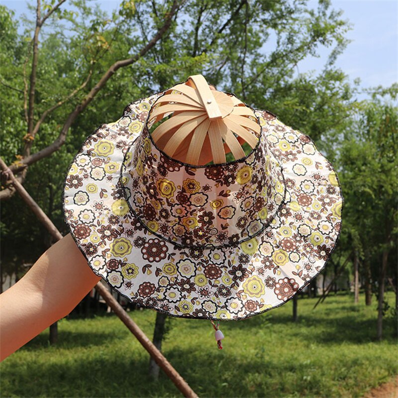 Cute Bamboo Folding Summer Cap - Image 7