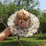 Cute Bamboo Folding Summer Cap