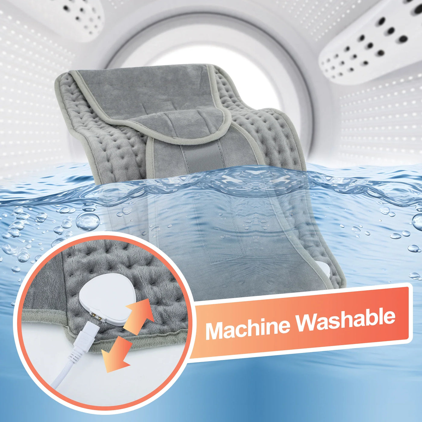 Electric Heat Therapy Lumbar Support Belt - Image 1