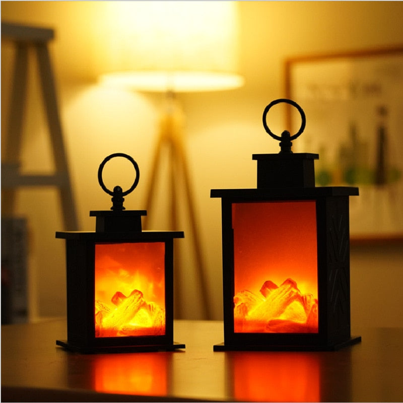 Inferno Portable Fireplace Night Lamp