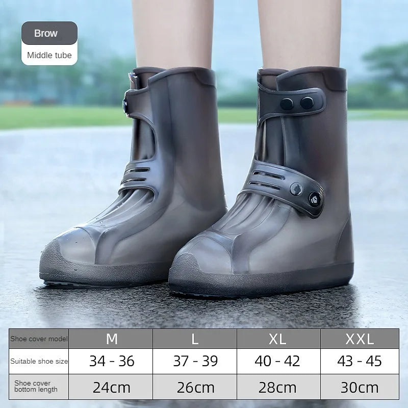 Dry Shield Reusable Non-Slip Silicone Waterproof Shoe Covers - Image 6