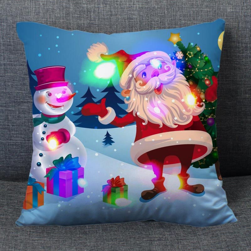 Christmas Series LED Pillow Case