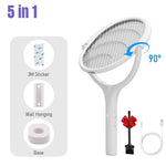 6in1 Rotatable Electric Mosquito Zapper