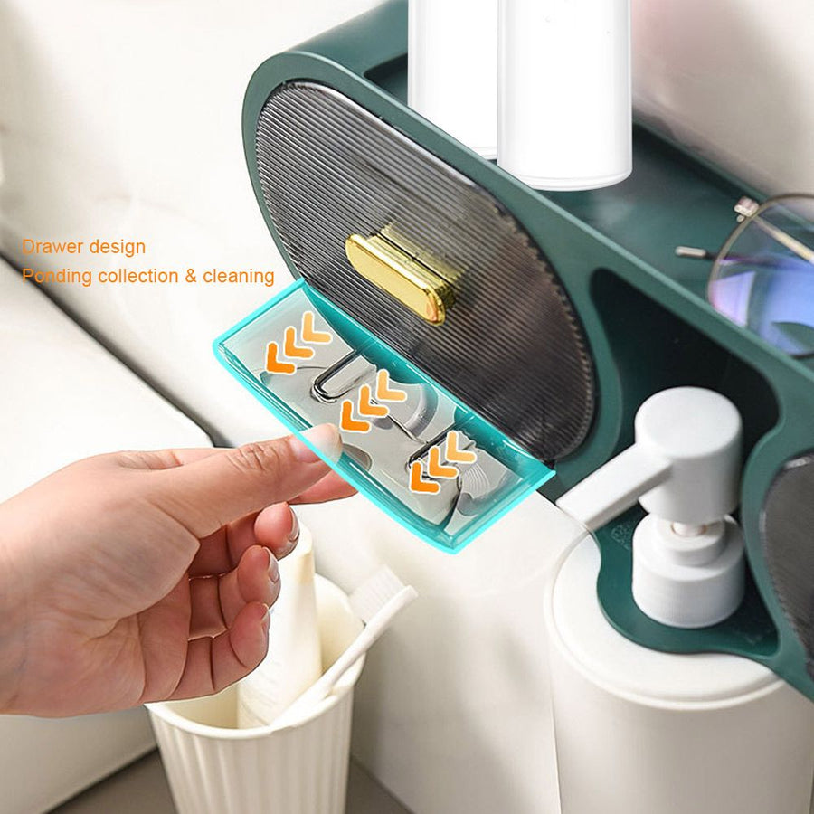 Wall-Mounted Waterproof Bathroom Storage Rack - Image 2