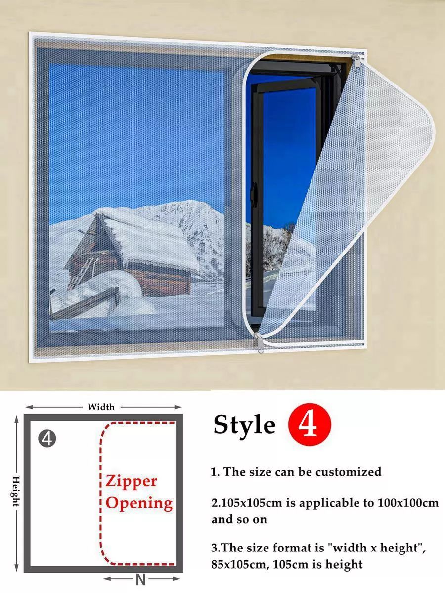 Winter Wrap Double Layer Windproof Self-Adhesive Zipper Film