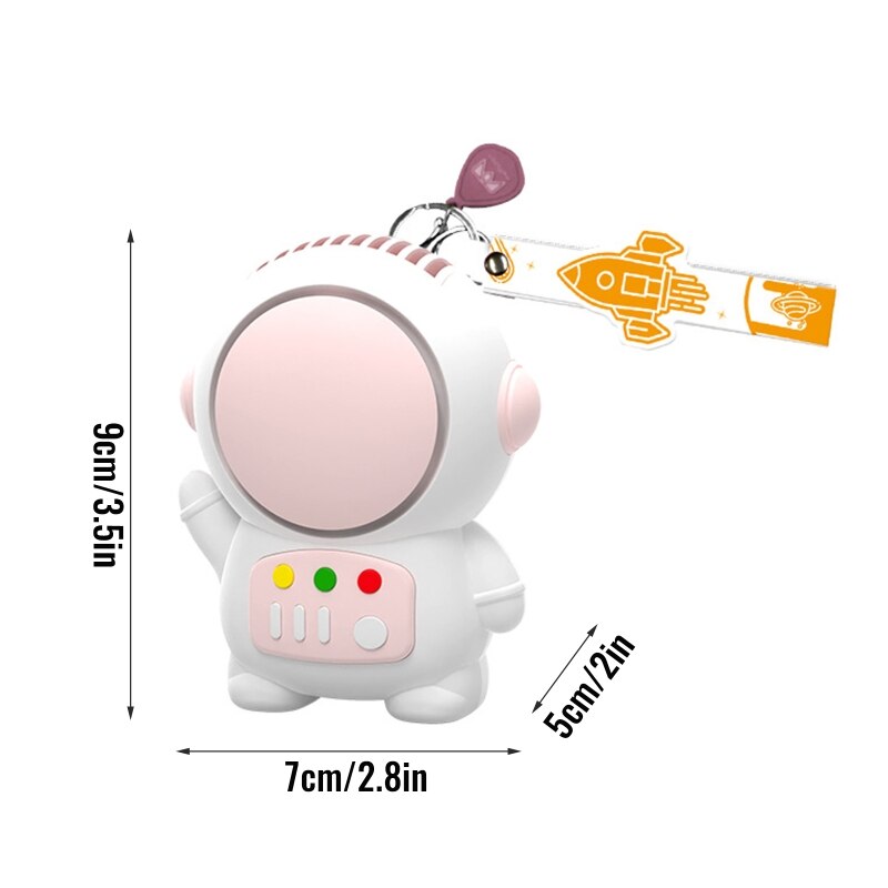 Creative Astronaut Mini Keychain Fan - Image 6