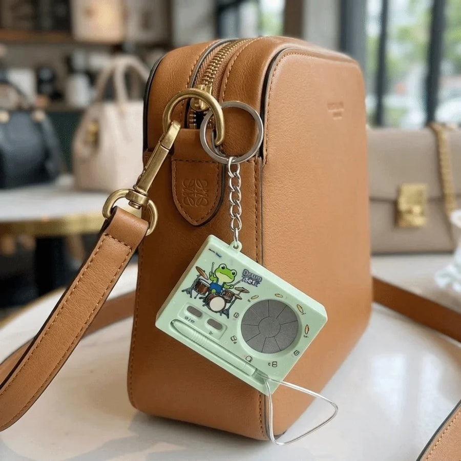 Mini Mixtape Music Player Keychain