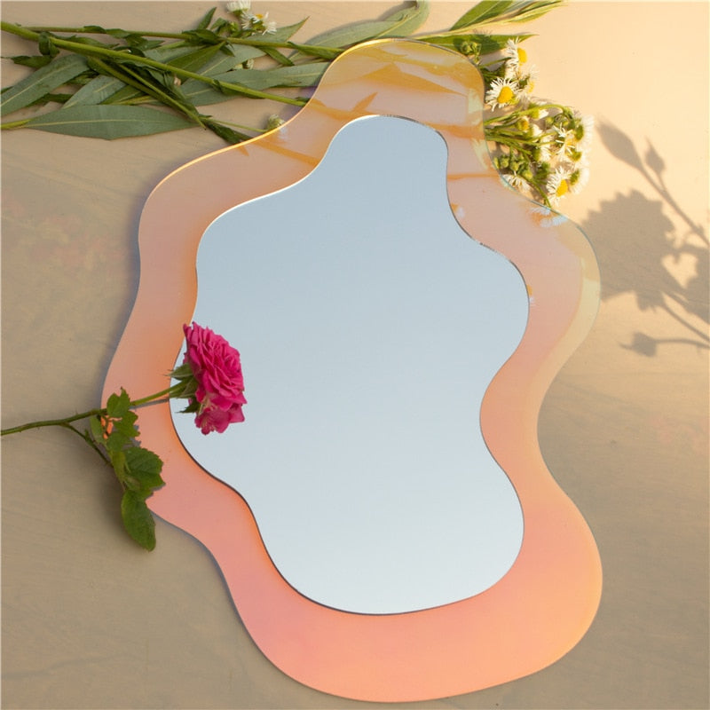 Decorative Wavy Colorful Mirror - Image 7