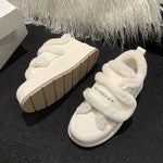 Plush-Lined Elevated Chunky Platform Shoes