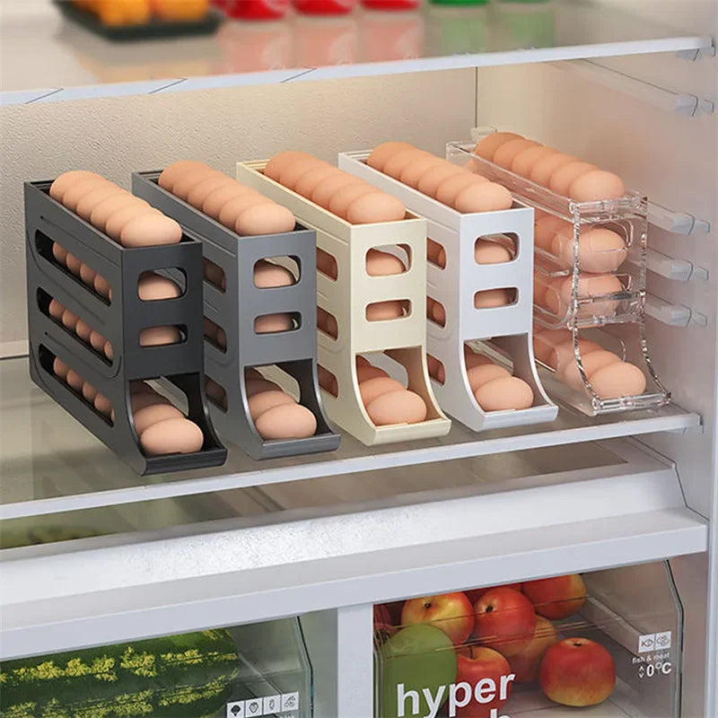 Eggs Dispenser Fridge Organizer Rack