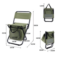 Built-in Cooling Bag Portable Folding Outdoor Stool - Image 6