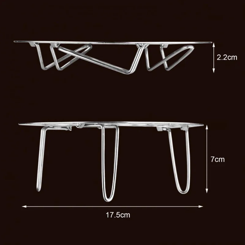 Stainless Steel Chef's Choice Steamer Fryer Rack - Image 5