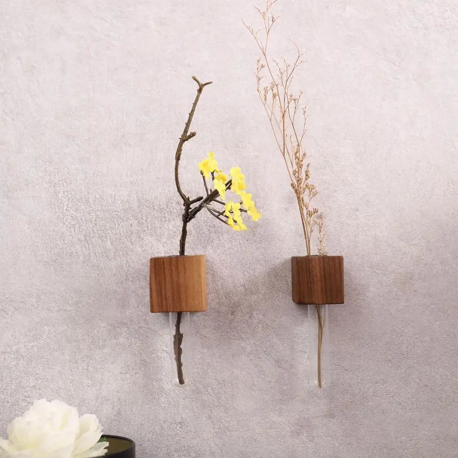 Wooden Magnetic Flower Tube Vase - Image 5