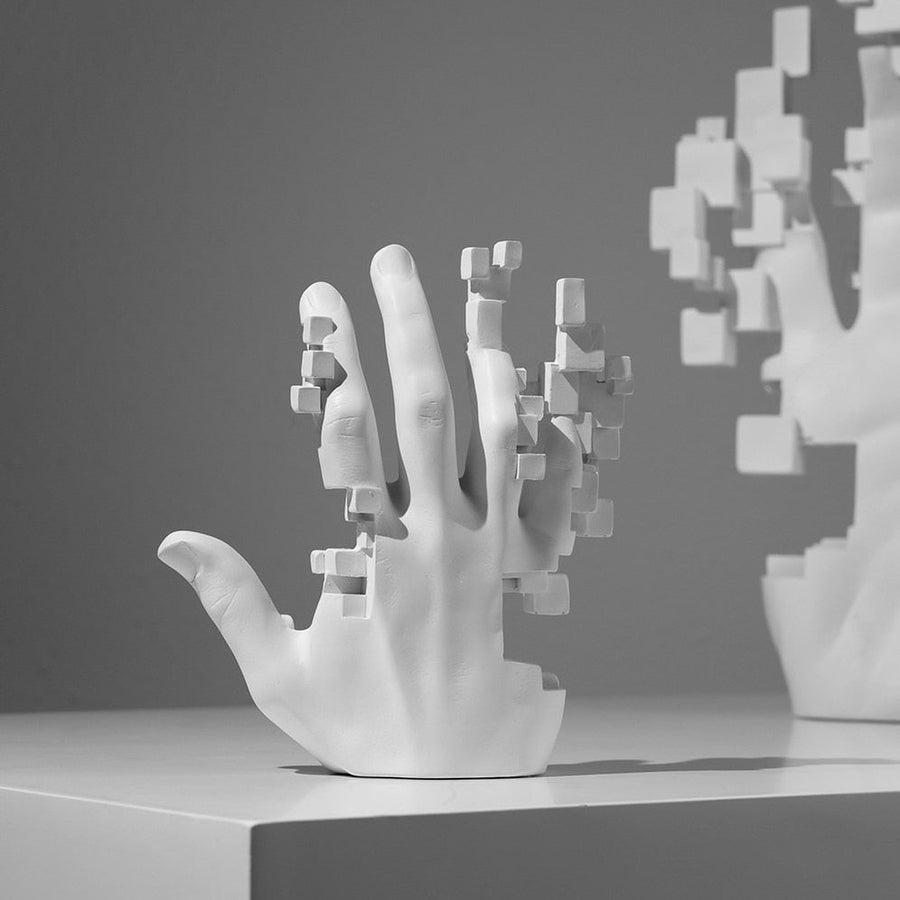 Modern Artful Touches Hand Statue Decor - Image 2
