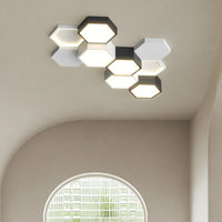 Six Points Modern Hexagon LED Ceiling Panel Light - Image 2