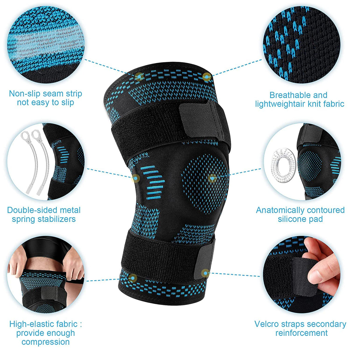 Knee Stabilizer Support Gel Pads