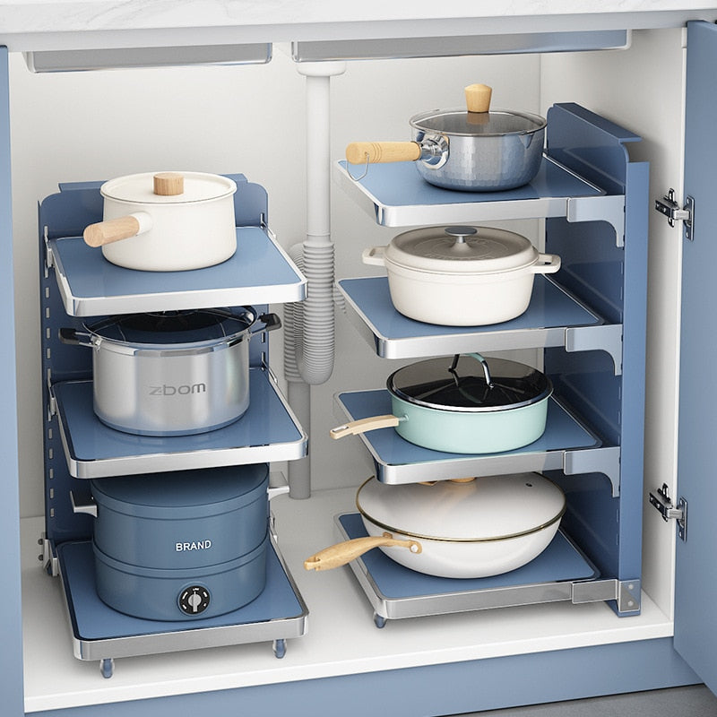 Multi-Layer Smart Sorter Kitchen Storage Rack