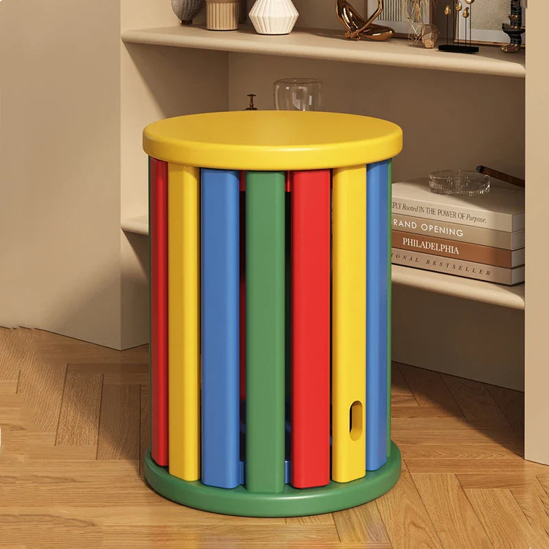 Stackable Rainbow Wooden Chair Table - Image 2