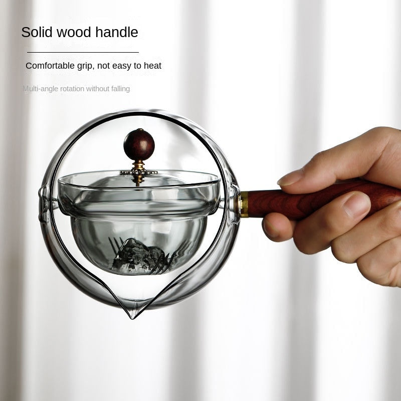 Timeless Rotating Elegant Heat Resistant Teapot - Image 3
