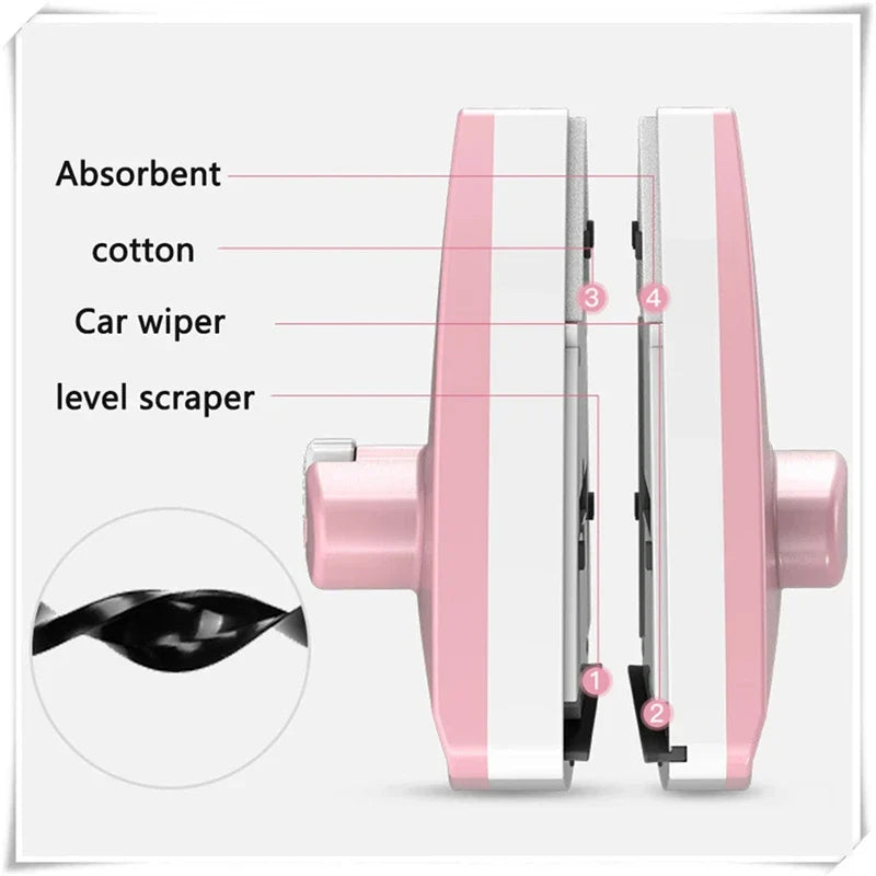 Magnetic Double-Sided Adjustable Window Cleaner Gadget - Image 1
