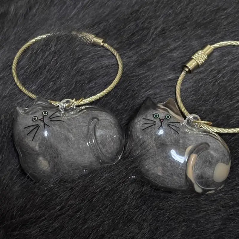 Cat Fur Keepsake Memory Pendant Necklace - Image 4