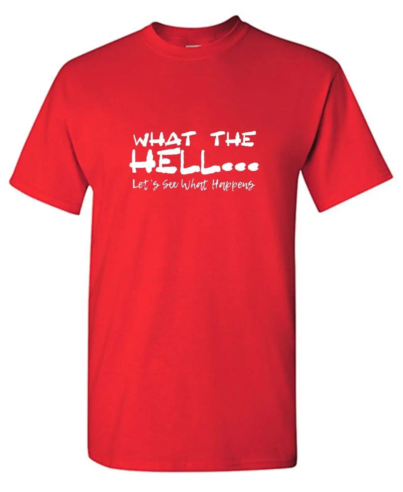 What The Hell Slogan T-Shirt - Image 8
