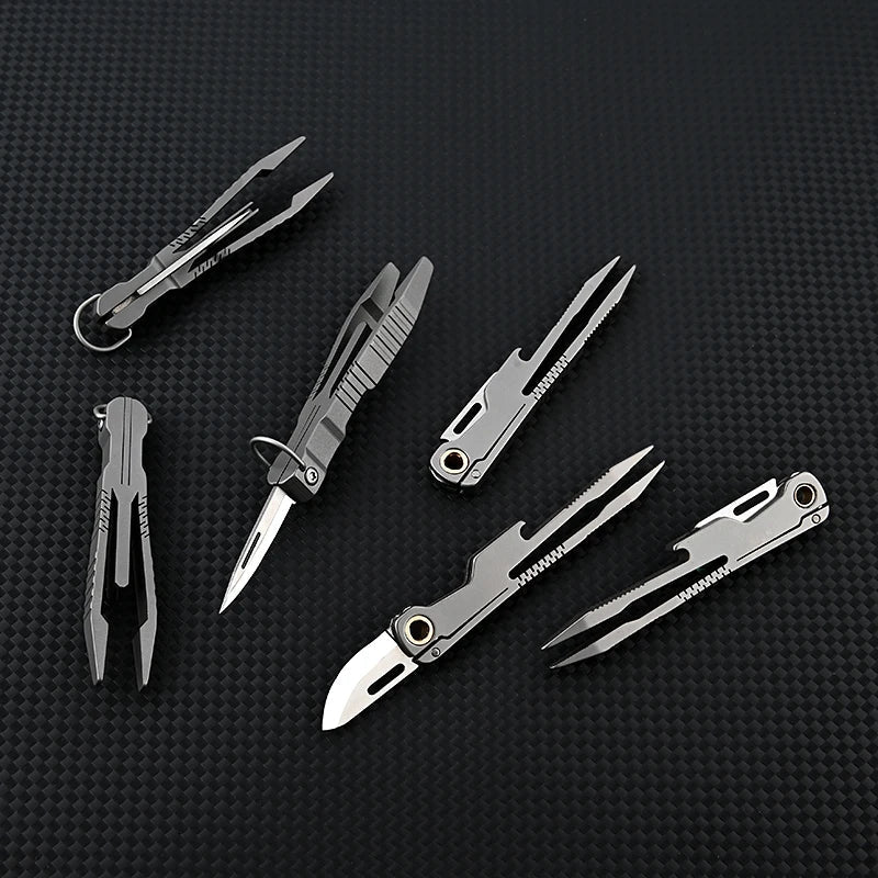 All Day Titanium Tweezer Knife Multifunctional Tool - Image 1