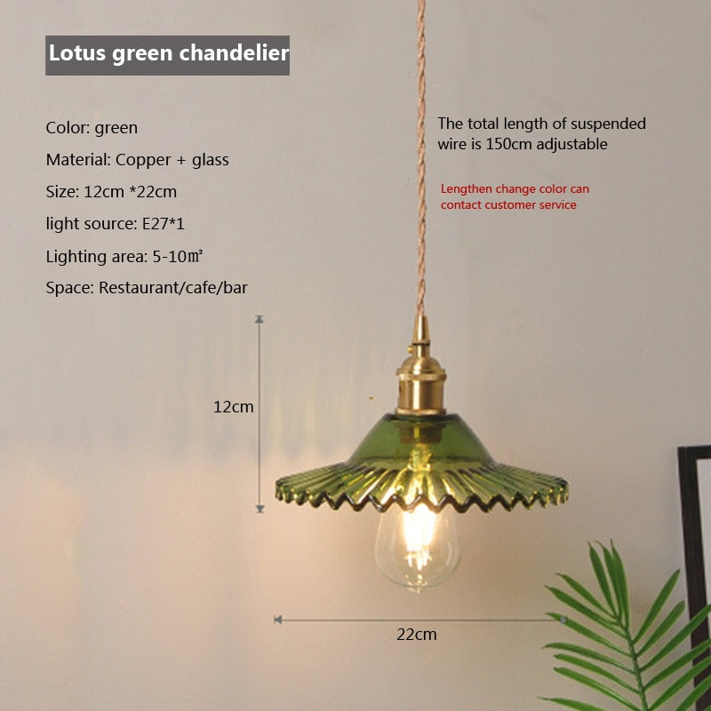 Nordic Brilliance Transparent Glass Pendant Lamp