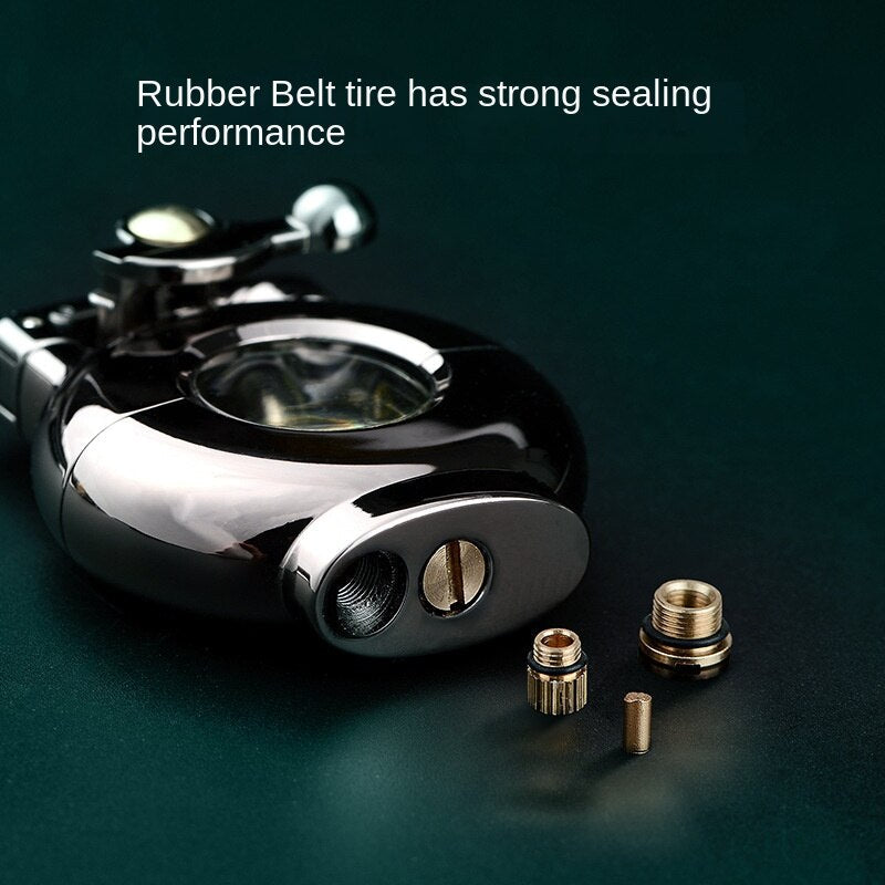 Retro Windproof Transparent Oil Tank Lighter - Image 3