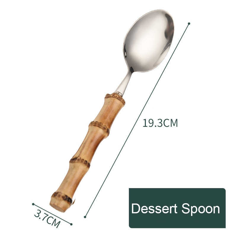 Creative Retro Bamboo Cutlery - Image 7