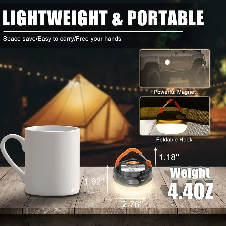 Practical Camping Magnetic LED Rechargeable Light - Image 6
