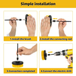 5PCS Electric Drill Attachment Ultimate Cleaning Brush Kit