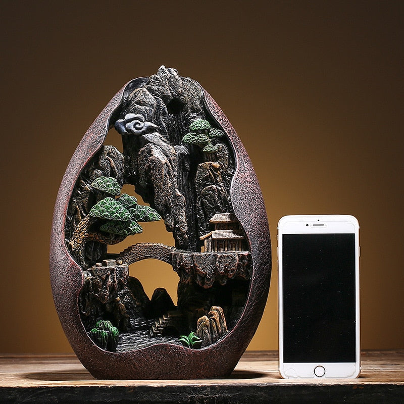 Zen Aromatherapy Decorative Backflow Relaxing Incense Burner - Image 4