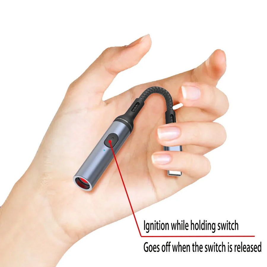 Compact USB-C Travel-Friendly Lighter - Image 1