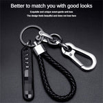 Anti Lost Metal Phone Number Keychain